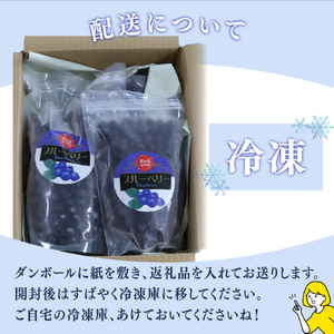 【ふるさと納税】＜ブルーベリー(冷凍) 2kg＞高知県 佐川町 果物 フルーツ 国産 【冷凍】冷凍ブルーベリー ＜4～6ヶ月程度で発送＞