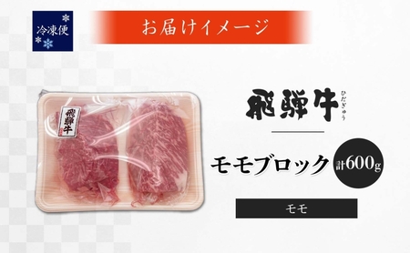 飛騨牛 モモ ブロック 計600g 300g×2p 和牛 黒毛和牛 赤身肉 牛肉 肉 塊肉 ローストビーフ ステーキ 厚切りステーキ カレー シチュー グルメ ギフト お取り寄せ 贈り物 送料無料 養