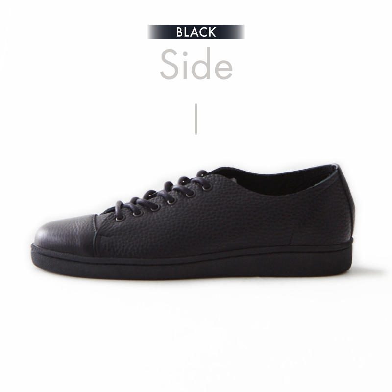 U-DOT [レザースニーカー] BLACK(サイズ：28.0cm) ブラック 28.0cm