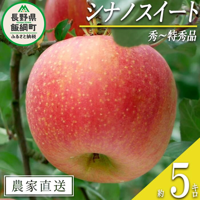 【ふるさと納税】 りんご シナノスイート 秀 〜 特秀 5kg マルハ農園 沖縄県への配送不可 令和7年度収穫分 エコファーマー認定 長野県 飯綱町 〔 信州 果物 フルーツ リンゴ 林檎 長野 18000円 予約 農家直送 〕発送時期：2025年10月上旬〜2025年11月上旬