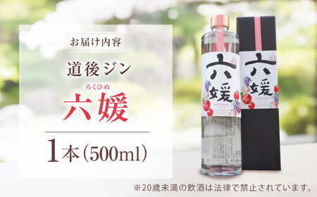 クラフトジン 道後ジン六媛 500ml×1本 / クラフトジン 酒 BJAI004