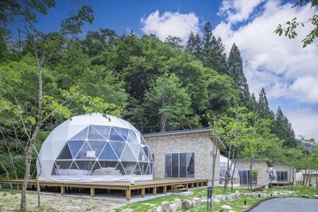 長野県阿智村で日本一の星空グランピング《mökki ～STARDUST GLAMPING achi village～》 　宿泊ギフト券（15,000円分）