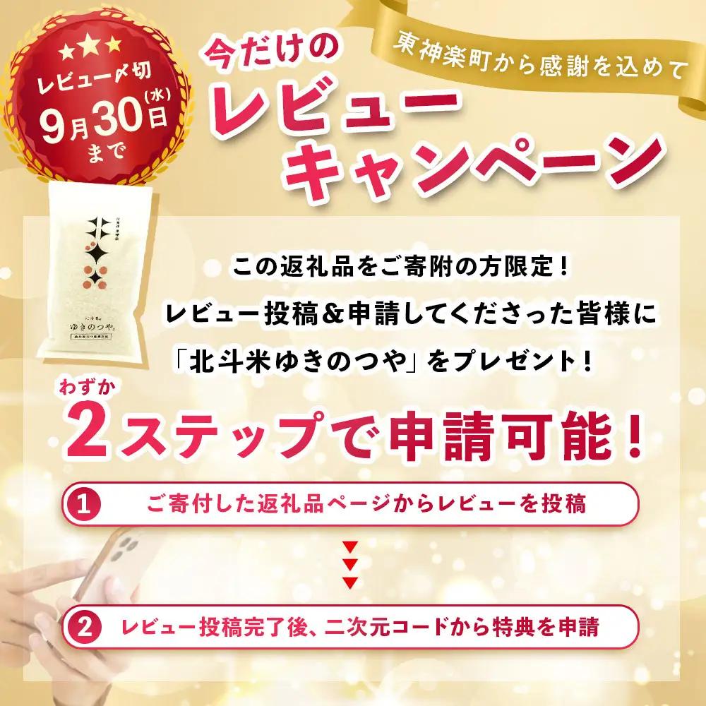 【レビューキャンペーン実施】【7営業日以内発送】北斗米ゆきのつや10kg（5kg×2袋）