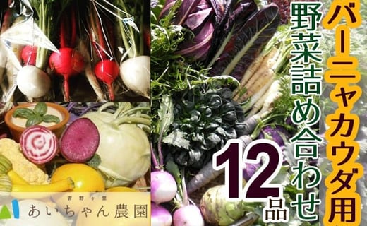 
季節のバーニャカウダ用野菜詰め合わせセット12品(イタリア野菜・珍野菜など）
