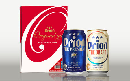 オリオン ザ・プレミアム ＆ ザ・ドラフト 詰合せ12本ギフト (350ml×各6缶) オリオンビール 缶ビール ビール 350ml 12本 沖縄市 / リカーショップ コザ[BCDD017]