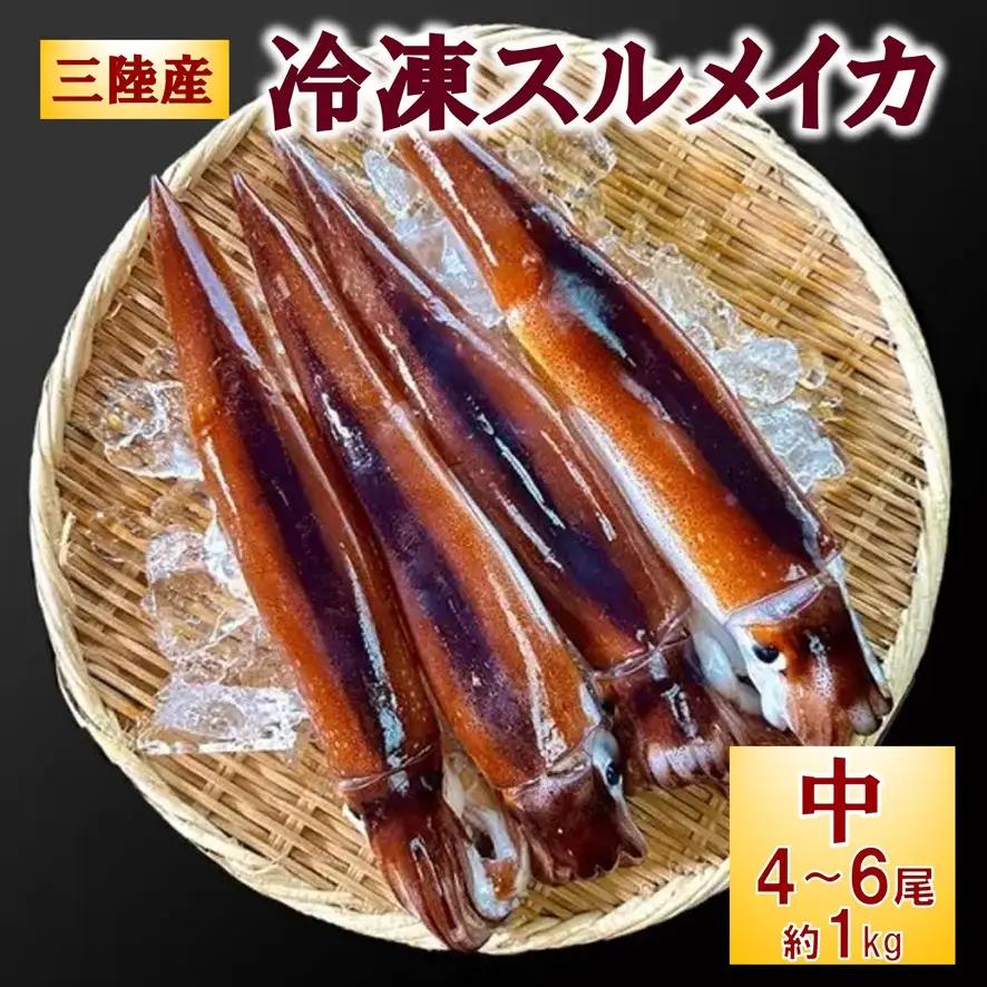冷凍スルメイカ （約１kg） 真空パックでお届け！ いか 刺身 いかめし イカの塩辛 イカ焼き