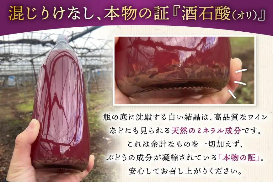 無添加 100% ぶどう ジュース 1L 2本 セット
