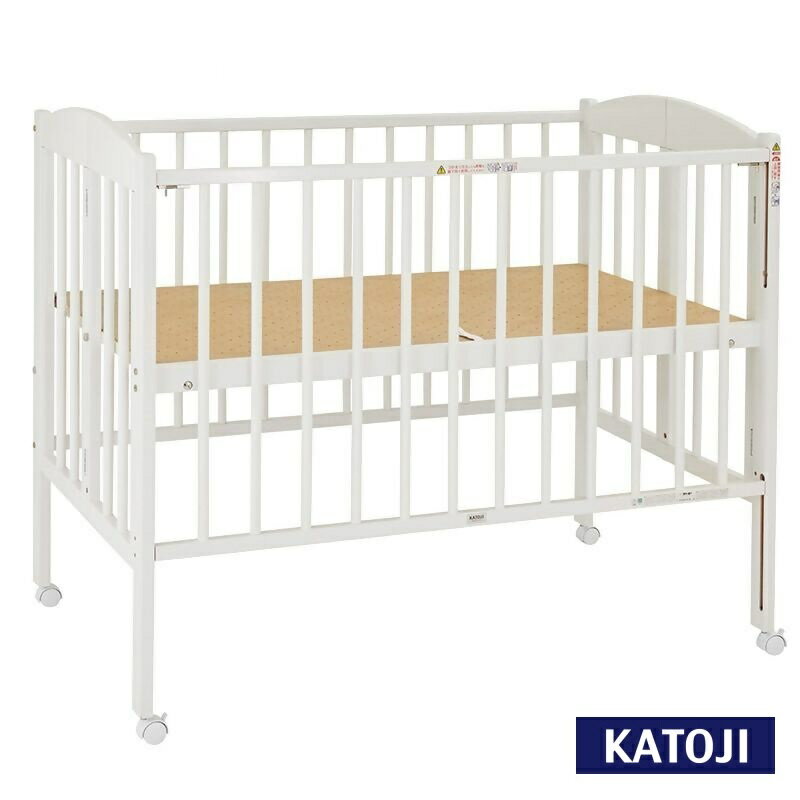 【ふるさと納税】カトージ 日本製折りたたみベビーベッドハイタイプ （ホワイト） ｜カトージ KATOJI ブランド 子育て お昼寝 子ども 子供 おしゃれ 赤ちゃん ベビー ベビー用品 ベビーベッド ベッド ハイシート 家具 かわいい 日本製 折りたたみ