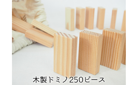ドミノ木製ドミノ 木製おもちゃ 室内遊び ドミノ【250ピース】