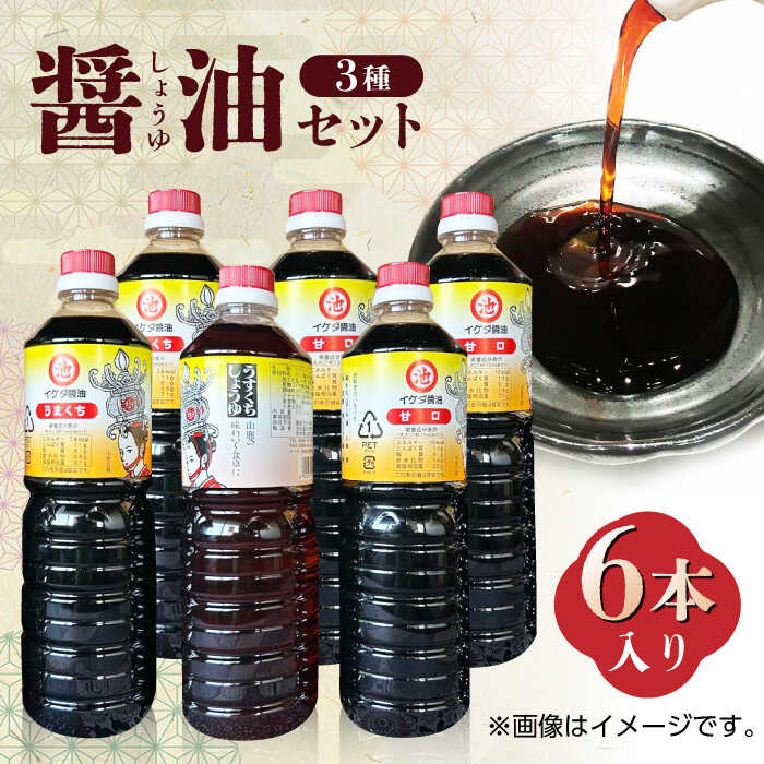 【ふるさと納税】醤油 セット 6本入り【池田醤油】[ZEJ002]