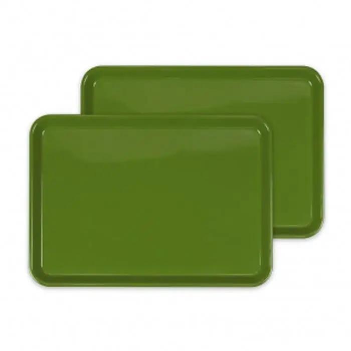 カラフルピノトレー M 33cm ティーグリーン 2枚組 タツクラフト 【Tk48】