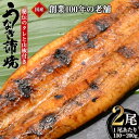 【ふるさと納税】創業100年の味 鰻の蒲焼 2尾 秘伝のタレと山椒付き / 川魚料理 鯉ひろまつ 福岡県 筑紫野市