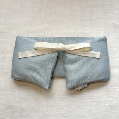 ふるさと納税 南魚沼市 ao×accos【首肩用】米ぬか玄米カイロ(よもぎ入り)なめらか点天竺　千草　1個