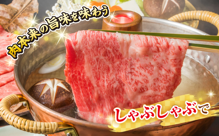 【訳あり】【A4~A5ランク】長崎和牛 しゃぶしゃぶ・すき焼き用 800g（400g×2パック）（肩ロース肉・肩バラ肉・モモ肉）《壱岐市》【株式会社MEAT PLUS】 肉 牛肉 黒毛和牛 鍋 ご褒美