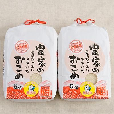 ふるさと納税 留萌市 【令和7年産】無洗米　10kg(5kg×2)　ななつぼし【北海道留萌産】