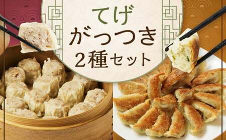 ＜てげがっつきセット＞翌月末迄に順次出荷 2種 冷凍餃子 焼売 餃子 ぎょうざ ギョーザ しゅうまい シュウマイ【c1264_tk】