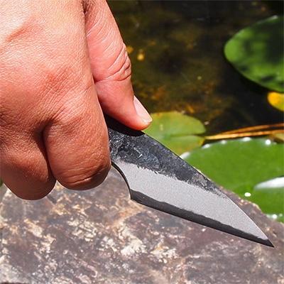 ふるさと納税 香美市 【土佐打刃物】鍛造ナイフ　捌き型ミニナイフ |  | 01