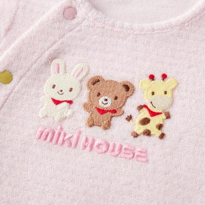ふるさと納税 玖珠町 ミキハウス 無撚糸パイルツーウェイオール ( ピンク ) |  | 02