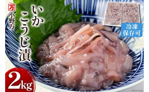 
										
										いかこうじ漬 2kg(1kg×2p) 冷凍【ご飯のお供に、酒の肴に】 [小野万 宮城県 気仙沼市 20564166] いか イカ 烏賊 冷凍 おかず おつまみ 珍味
									