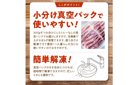 「かごしま黒豚さつま」スライス3種900gセット【配送不可地域：離島】