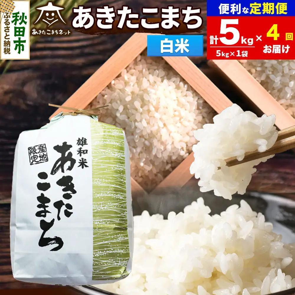 令和8年産 《定期便4ヶ月》あきたこまち 清流米 5kg【白米】秋田県産