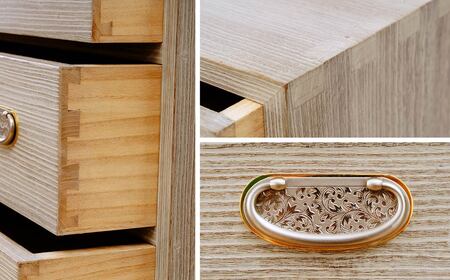 チェスト 桐たんす 箪笥 3.5尺5ノ2 時代仕上げ  | 春日部 インテリア