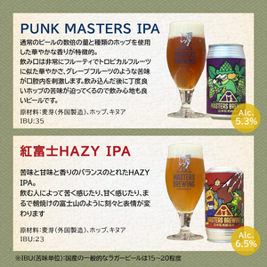 【価格改定予定】ビール クラフトビール 地ビール 350ml 6本 セット アソート 沼津 マスターズブリューイング オリジナル お酒 家飲み ギフト 贈答品 ご当地 缶ビール お楽しみ ( ﾋﾞｰﾙ