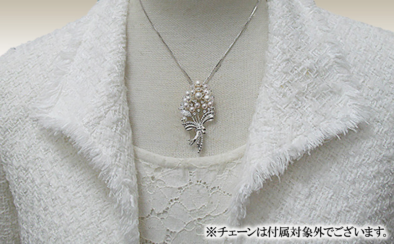 『花束』ブローチ兼ペンダント | アクセサリー ファッション 小物 オシャレ ギフト 綺麗 特別な日 お出かけ