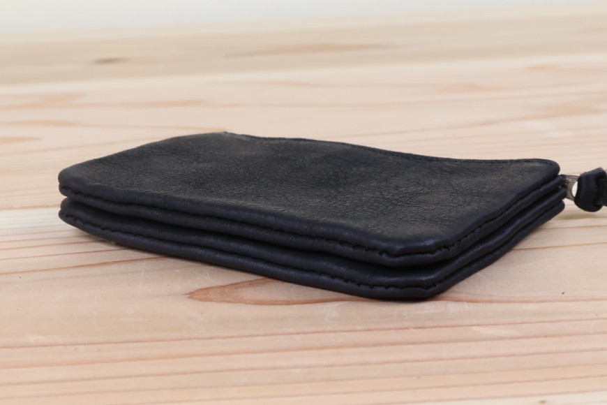 おさいふポーチ ブラック [アトリエSASSA 富山県 朝日町 34310070]