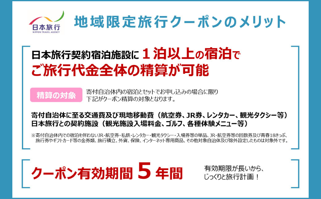 福岡県北九州市 日本旅行 地域限定旅行クーポン 300,000円分