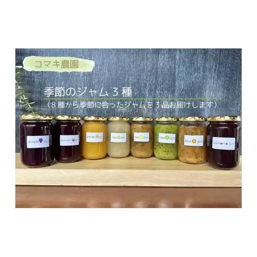 【コマキ農園】季節のジャム３種
