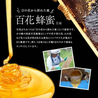 ふるさと納税 八女市 かの蜂の国産純粋蜂蜜 百花蜂蜜 1kg(500gとんがりポリ容器×2本) 八女市 |  | 02