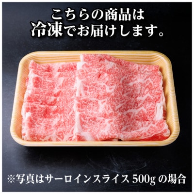 レビューキャンペーン実施中!飛騨牛　厳選サーロインスライス　500g(すき焼き・しゃぶしゃぶ用)【配送不可地域：離島】