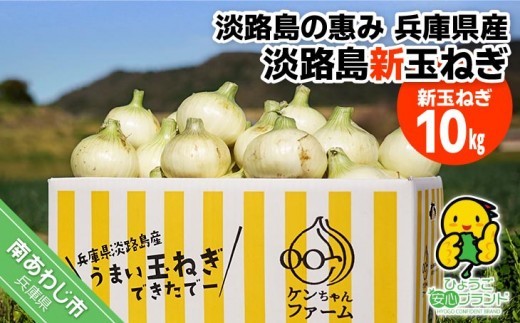 ＼うまい玉ねぎできたでー／ケンちゃんファームの特別栽培・新玉ねぎ10㎏～ひょうご安心ブランド認証取得～