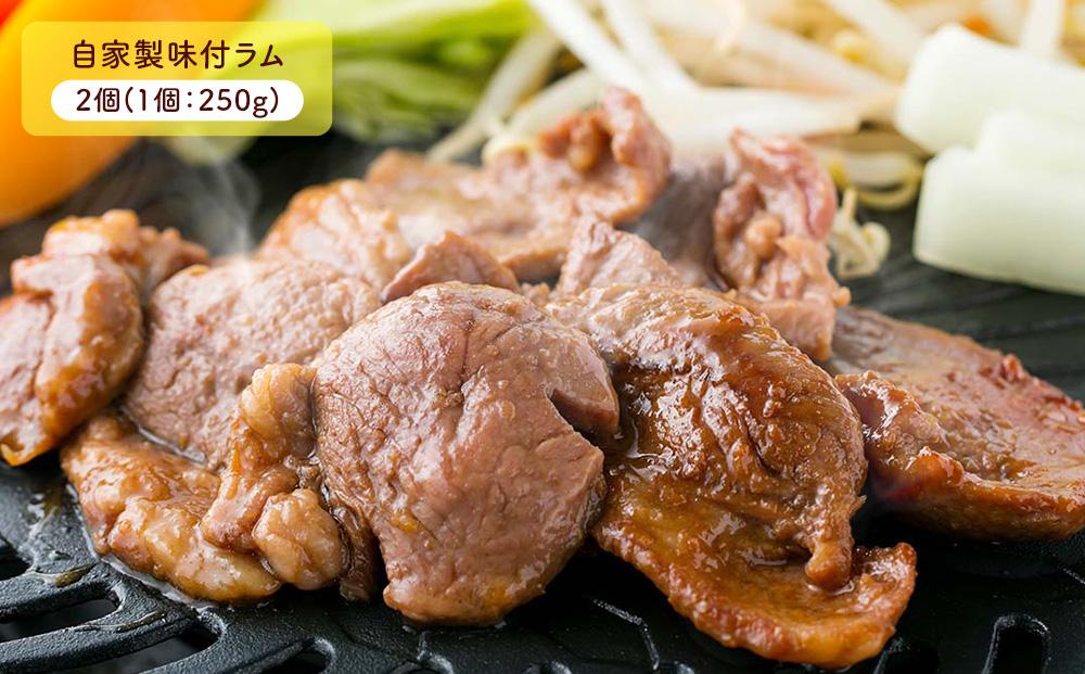 小樽 ジンギスカン ＋くんせいセットC 全5種 計1,000g ラム肉 ナンコツ 牛バラ 砂肝