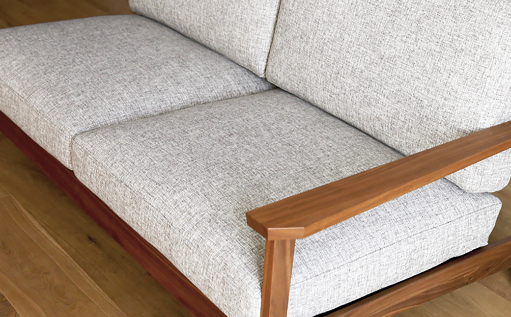 高野木工 CEBU セブ ソファ 3人掛け ホワイトオーク