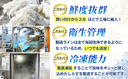 カネ成の初釜しらす(R) しらす干し900g 300g×3パック 小分け 減塩 無添加 無着色 冷凍【配送不可地域：離島】【1441525】