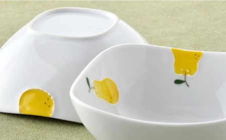 【波佐見焼】ラフランス 正角 ボウル 5点セット 食器 皿 【松幸陶芸】 [HB28] 波佐見焼