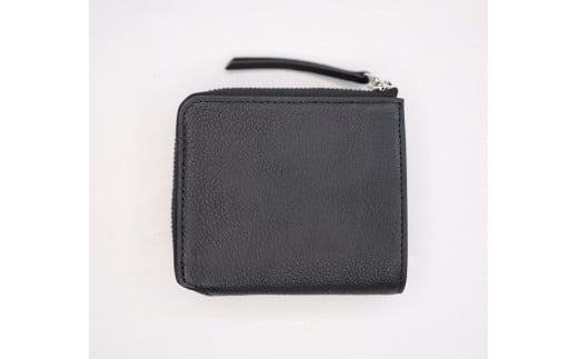 【短財布】Zip short wallet カラー：Black