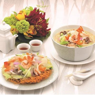 ふるさと納税 佐々町 【毎月定期便】長崎ちゃんぽん・皿うどん 4人前(各2人前)[みろく屋](佐々町)C-12全6回