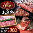 【ふるさと納税】広島 和牛 贅沢セット 300g （肩ロース 焼肉用 150g サーロイン 150g） 三次市 / 広島三次ワイナリー[APAZ022]