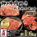 【ふるさと納税】神戸牛　肉ざんまい　ロース600g、カタ・モモ1kg