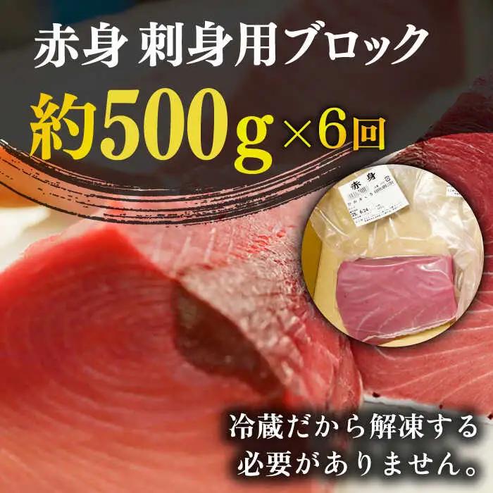 【全6回定期便】五島列島産養殖生本かみまぐろ 赤身 500g[RBP062] 本マグロ 本まぐろ 定期便 本マグロ 本まぐろ 定期便 本マグロ 本まぐろ 定期便九州 長崎