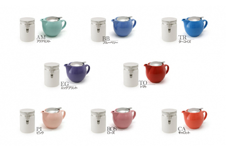 【美濃焼】ティーギフトセットC 煎茶【ZERO JAPAN】【TOKI MINOYAKI返礼品】 食器 うつわ 茶器 ティーポット 湯呑み シンプル かわいい おしゃれ 贈り物  紅茶ポット 緑茶 ハ