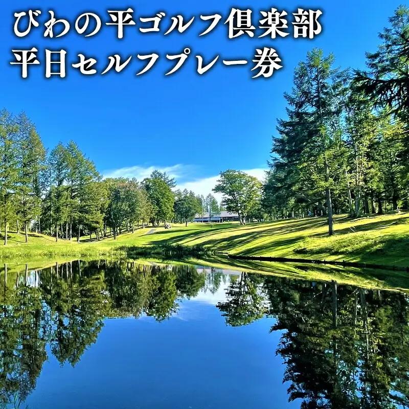平日 びわの平ゴルフ倶楽部 プレー券[hi-0018-002]