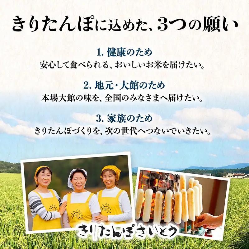 自家製炭火焼きりたんぽ鍋セット2～3人前　125P1508【きりたんぽさいとう】