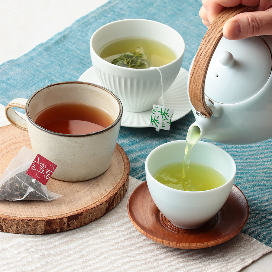 ＜吉田茶園＞和紅茶いずみ＆緑茶の「さしま茶満喫茶セット」