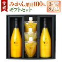 【ふるさと納税】愛媛みかん 果汁100% ストレートジュースとゼリーのギフトセット (ジュース 720ml×2本・ゼリー 3個組) みかん オレンジ ジュース ゼリー スイーツ デザート おやつ 洋菓子 食べ比べ 飲み比べ 蜜柑 オレンジ 柑橘 ギフトボックス お取り寄せ 送料無料(506)