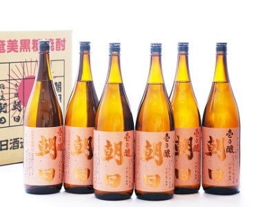 黒糖焼酎「壱乃醸」一升瓶6本セット【朝日酒造】
