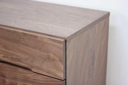 チェスト タンス 幅102 6段 奥行44 ウォールナット 無垢 桐たんす 箪笥 婚礼 衣類収納 大川家具 丸田木工 ナテュール